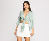 Haut à manches kimono Go With The Flow